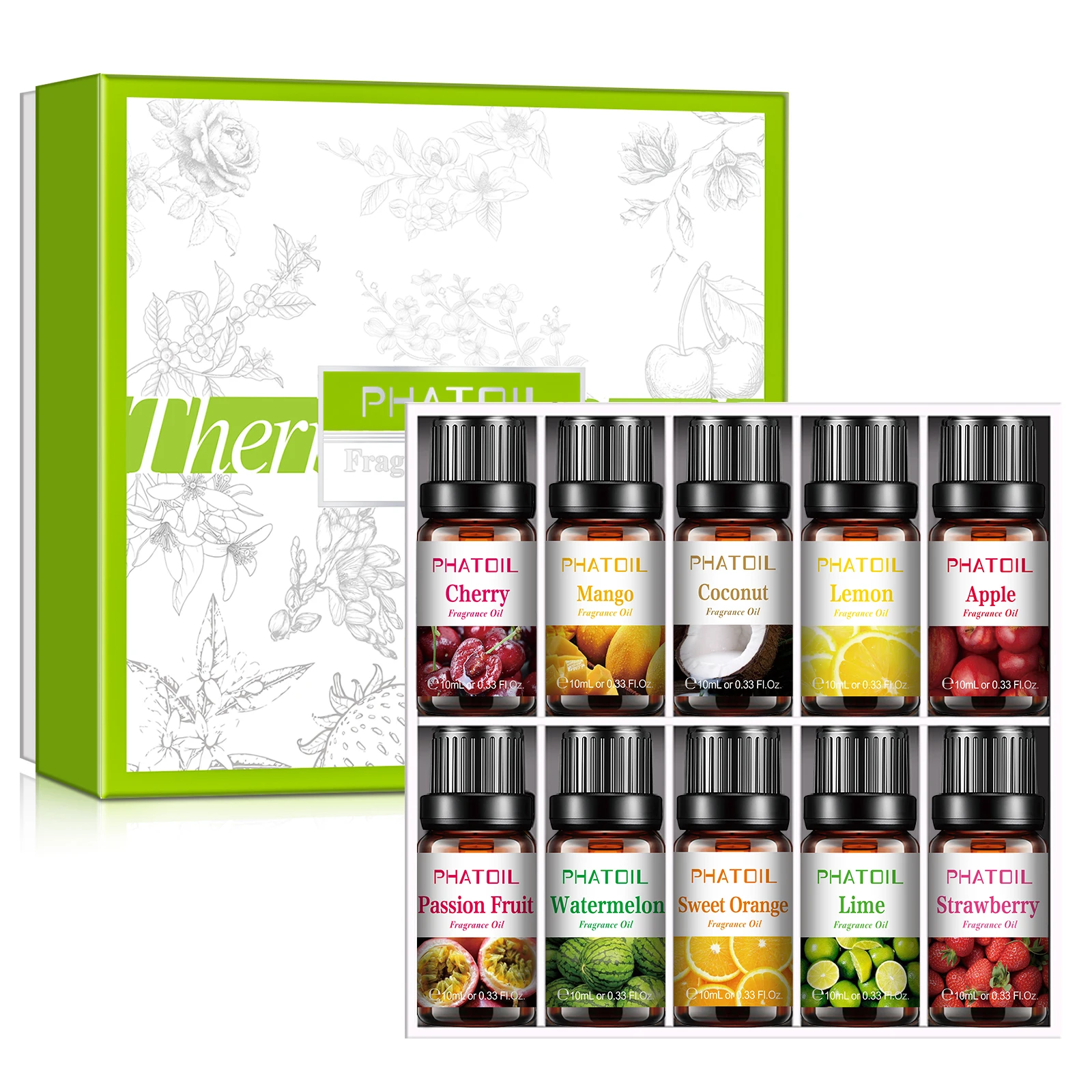 Fruit Fragrance Essential Oils Lime Mango Coconut Cherry Passion Fruit Orange Strawberry Lemon Apple Oil