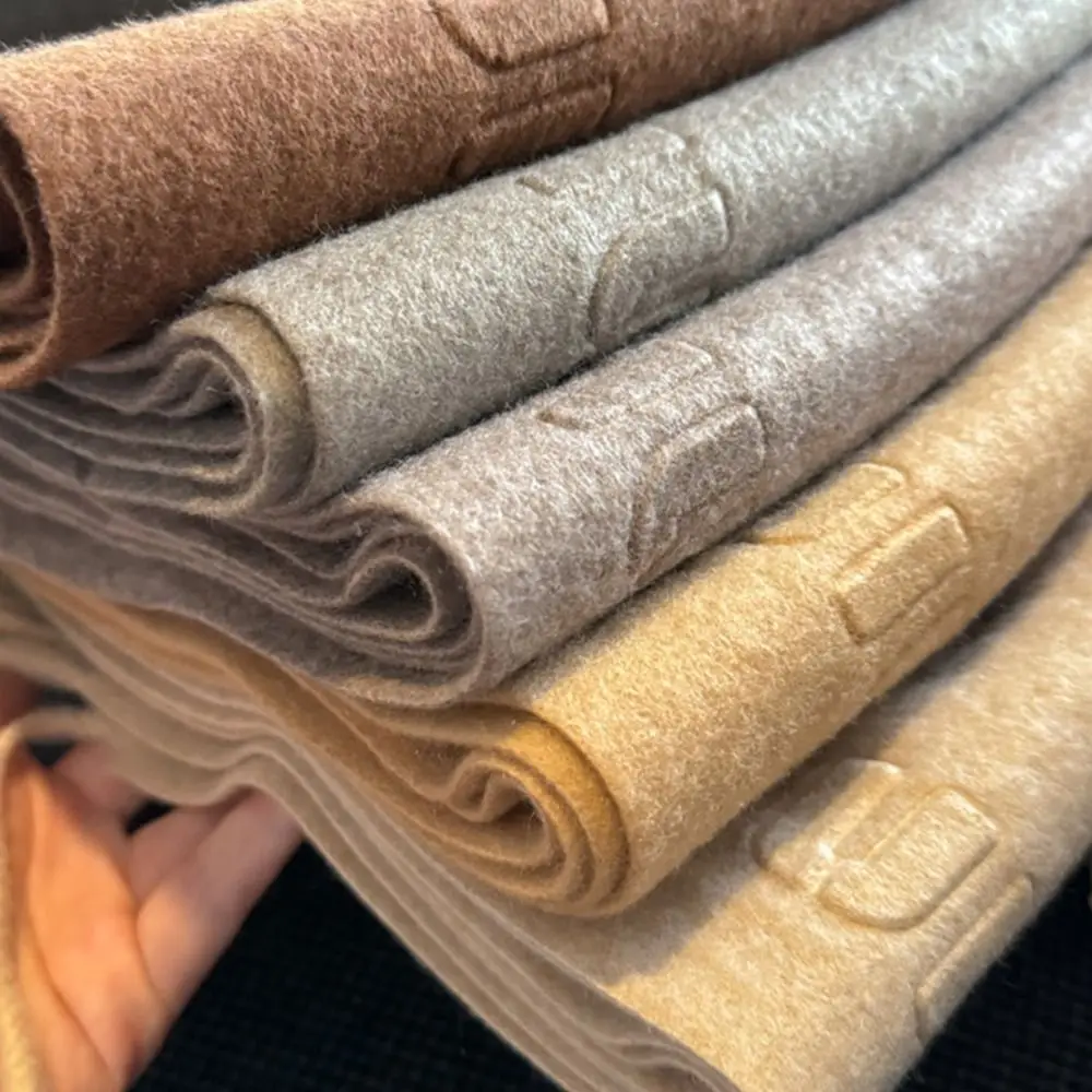 Новый осенне-зимний шерстяной шарф с буквенным узором утолщенные кашемировые