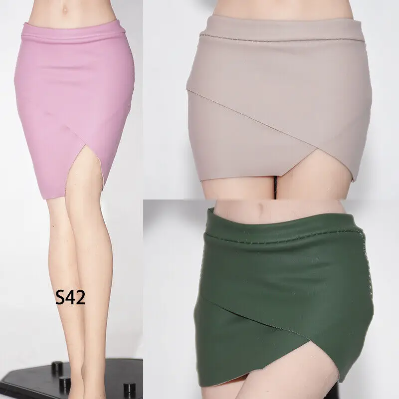 

1/6 Scale Female Soldier Leather Skirt Model for 12" Phicen Tbleague Figure