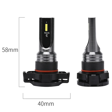 2 шт. PSX26W PSX24W P13W светодиодные лампы для противотуманных фар H8 H11 H16 JP 9005 HB3 9006 HB4 Автомобильные фары для Subaru Jeep 6000K бело-желтые