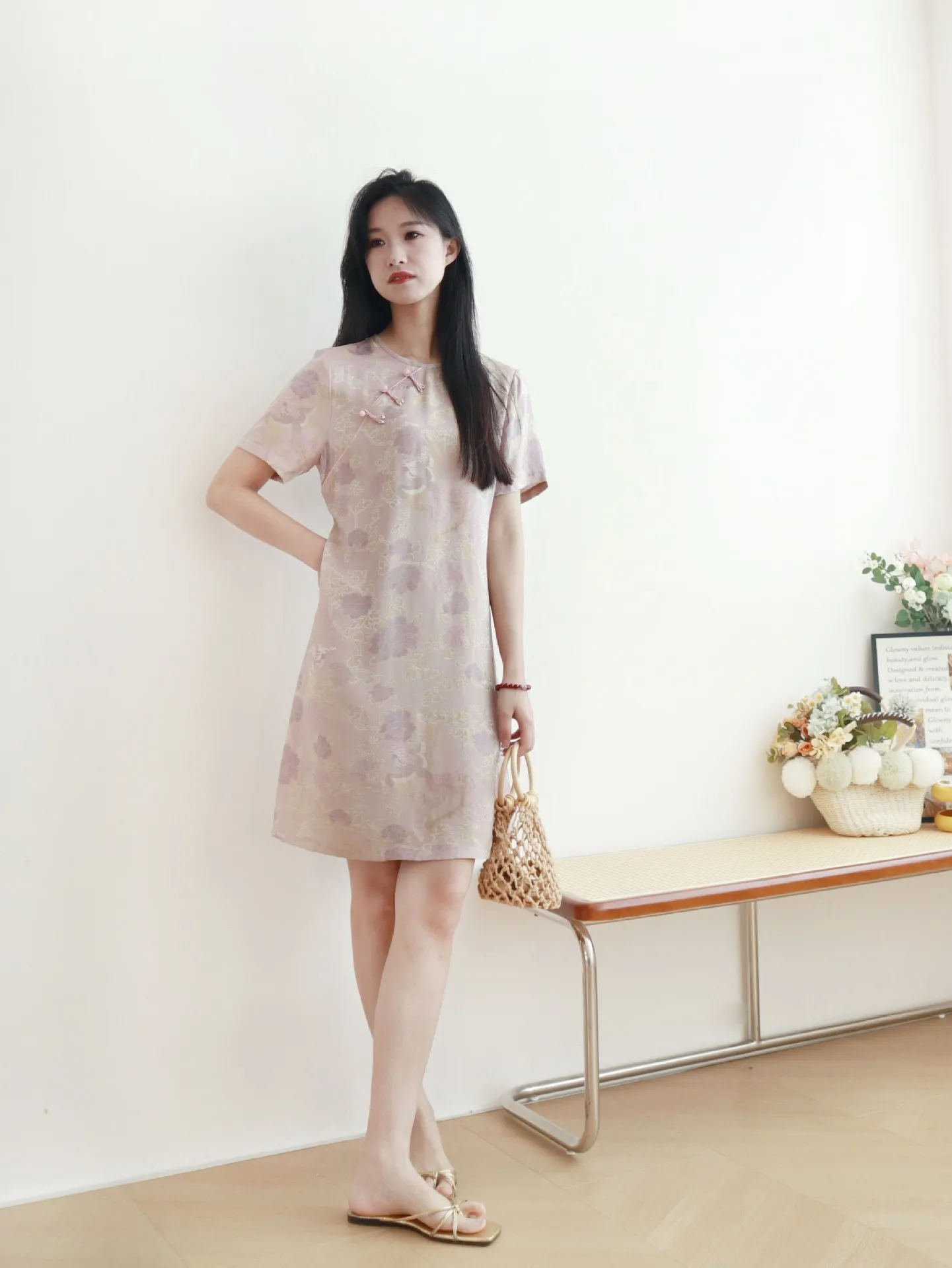 BirdTree 24 мм 50% шелковые элегантные платья женские жаккардовые с коротким рукавом