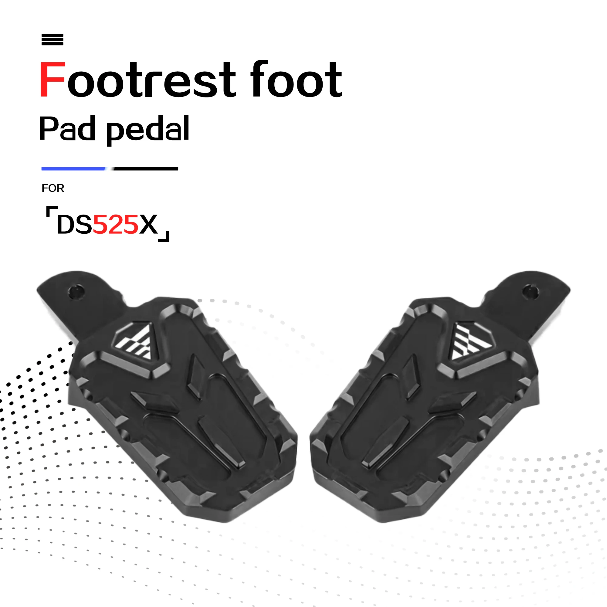

Мотоциклетные аксессуары для VOGE DS525X DS 525X DSX525 525 DSX переднее и заднее Удлинительное сиденье, нескользящая педаль тормоза