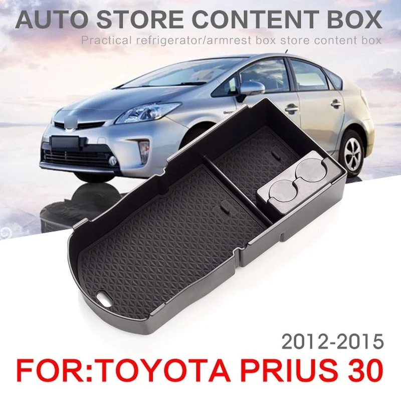 

Car Interior Accessories for Toyota Prius 30 2012-2015 Series Armrest Box Storage Box Modified Central Storage Box