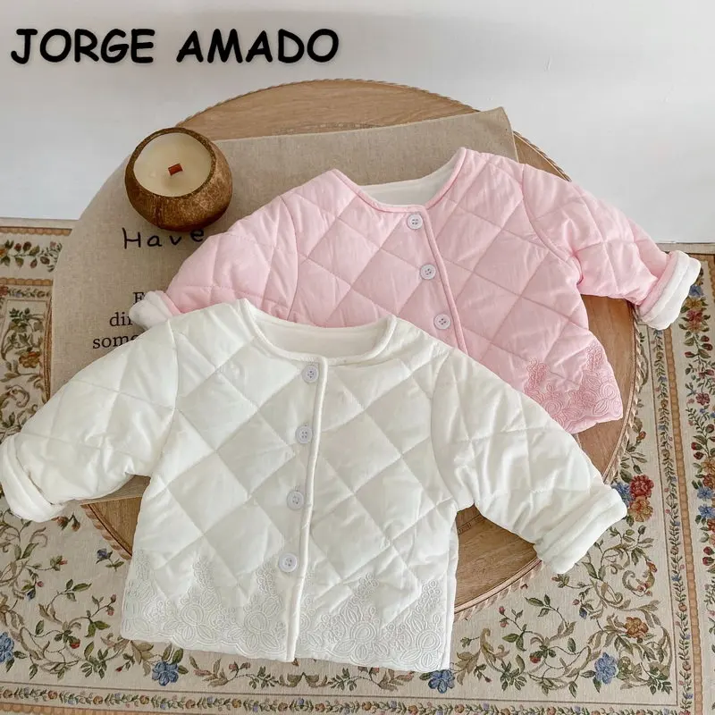 

Детское однобортное пальто с длинным рукавом, на флисе