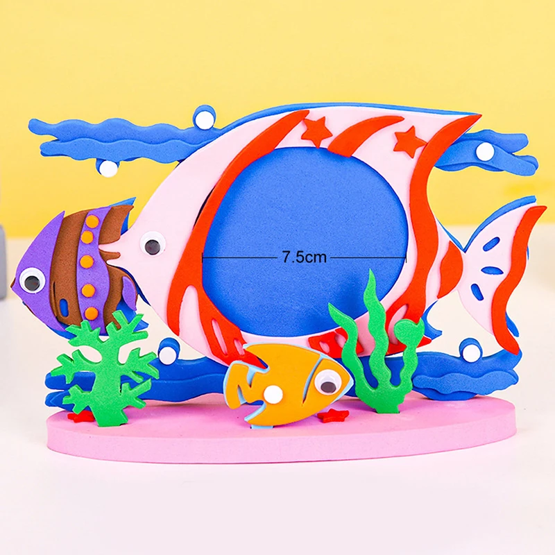 

DIY Kits Photo Frame Foam Craft Toy Educational Toys For Children Bee Owl New DIY Creative Toys