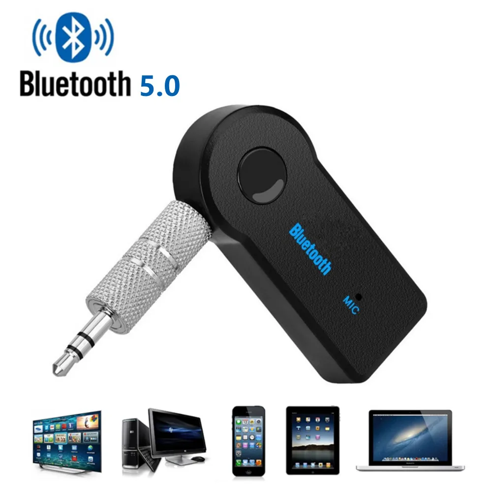 Беспроводной приемник Bluetooth 5 0 адаптер передатчика 2 в 1 разъем 3 мм для