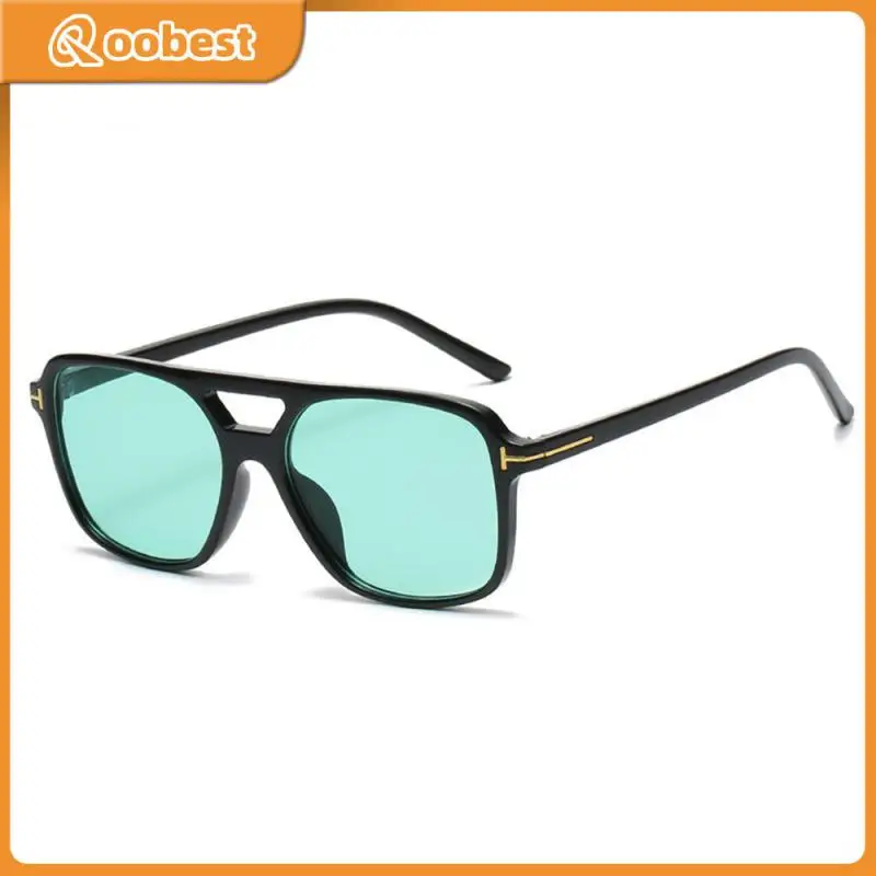 

Очки солнцезащитные мужские с двойной перемычкой, модные квадратные, с леопардовым принтом, с защитой от ультрафиолета