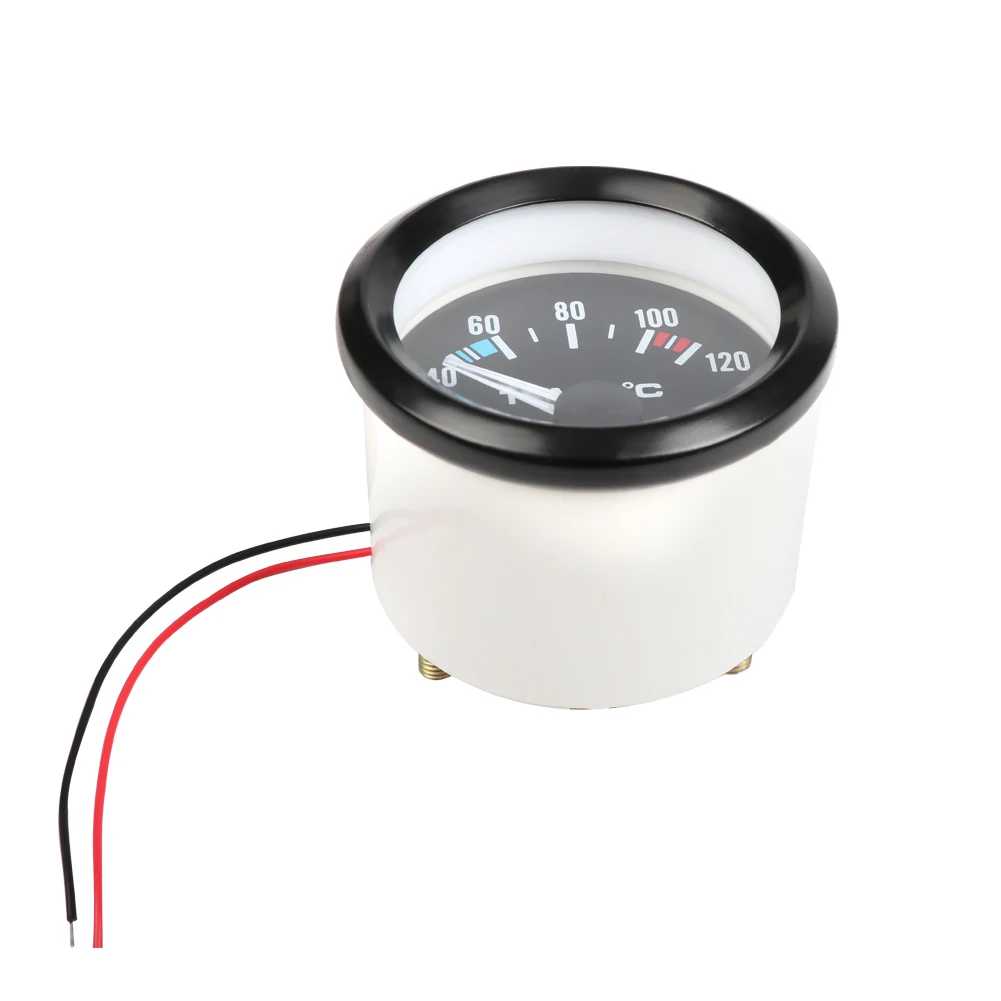 

2" 52mm Car Gauge Auto Digital White LED Water Temp Temperature Gauge 40-120 Celsius Measure Automobile Temperature Meter