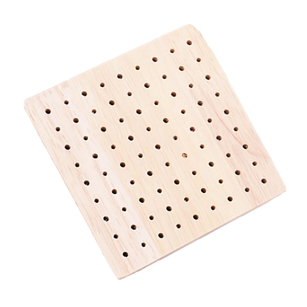 

Clay Figurines Wooden Pegboard Base Wheel Pottery Holder Board Display Wood Stand Pegs Skewer Sculpting Peg Rack Adults Stands