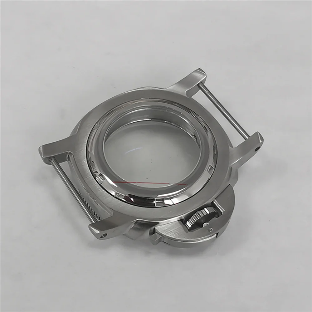 NH35 NH36 Case, 316L Stainless Steel 42MM Watch Case Bezel Black Inner Shadow Case for NH35/NH36/4R/7S Movement