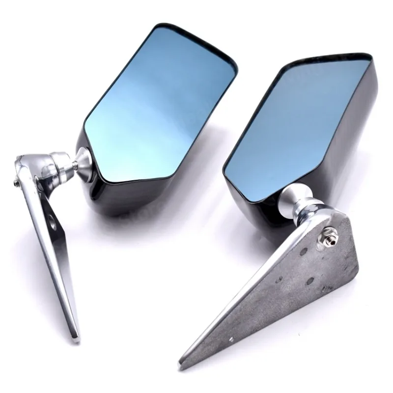 Espejos laterales universales estilo F1 ретроvisores fibra carbono Real espejo tintado azul para qaul los coches