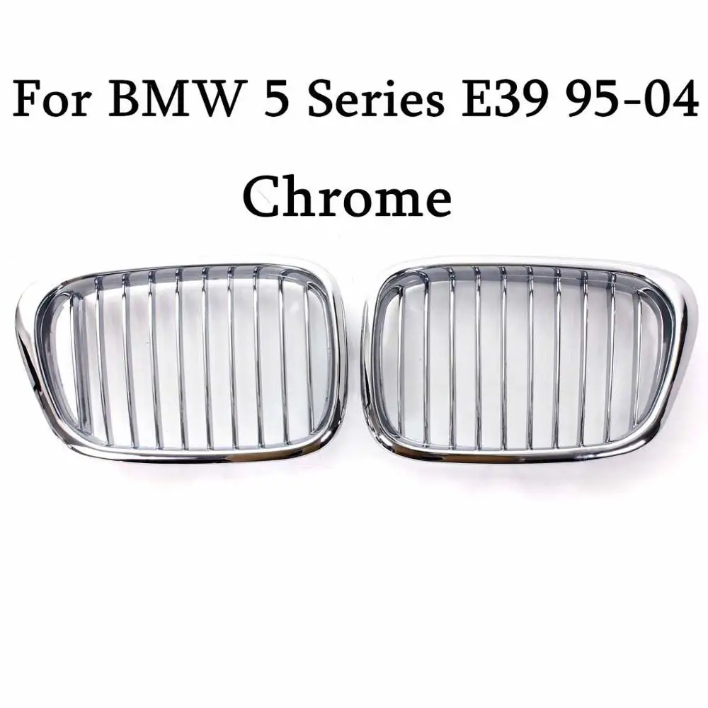 Хромированная решетка радиатора переднего бампера для BMW E39 M5 5 Series 525i 528i 530i 1997-2004 1