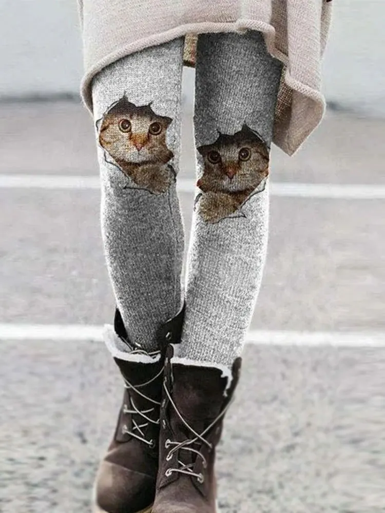 

Женские леггинсы с геометрическим рисунком, облегающие эластичные брюки, повседневная спортивная одежда, женские брюки, Весенняя мода, новинка 2023