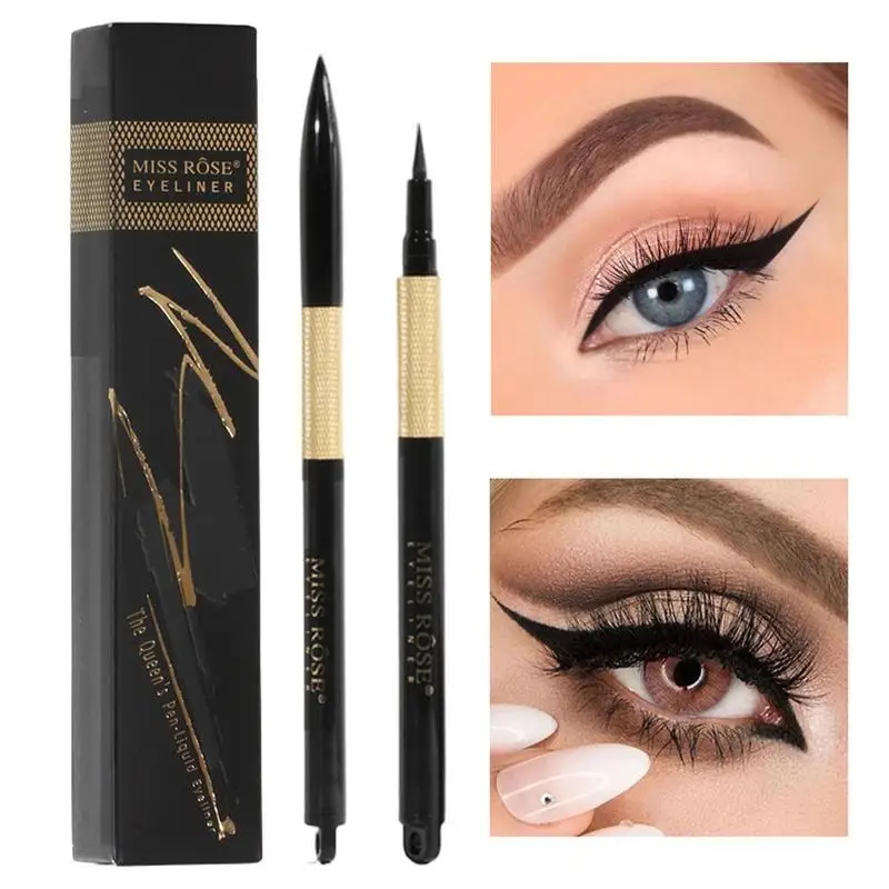 

Liquid Eyeliner Extra-Fine Precision High-Pigmented Ink Eyeliner Smudge Proof Long Lasting All Day Waterproof Eyeliner Makeup