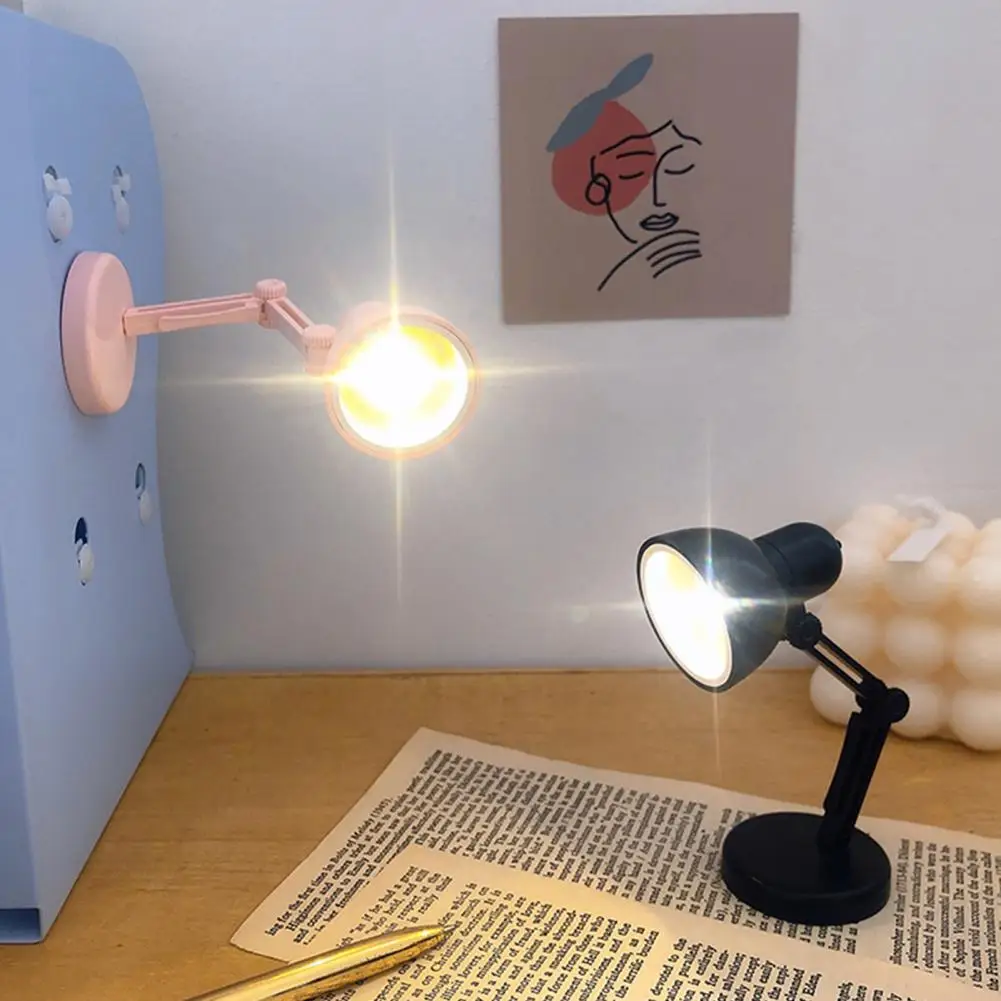 Table LED Eye-protecting Save Space Simple Reading Mini Table Lamp for Homework