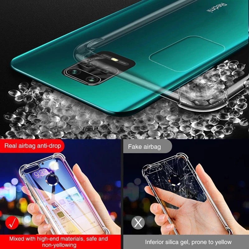 Противоударный силиконовый чехол для Xiaomi Redmi Note 10 10s 11s 9 8 7 Pro 9S Mi 9t 10t 11 11t Lite 5G NE POCO M3
