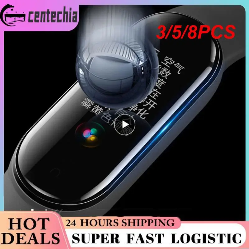 

3/5/8PCS Scratch-resistant Soft Screen Protectors Anti-fingerprint Explosionproof Hd Film Protect Film