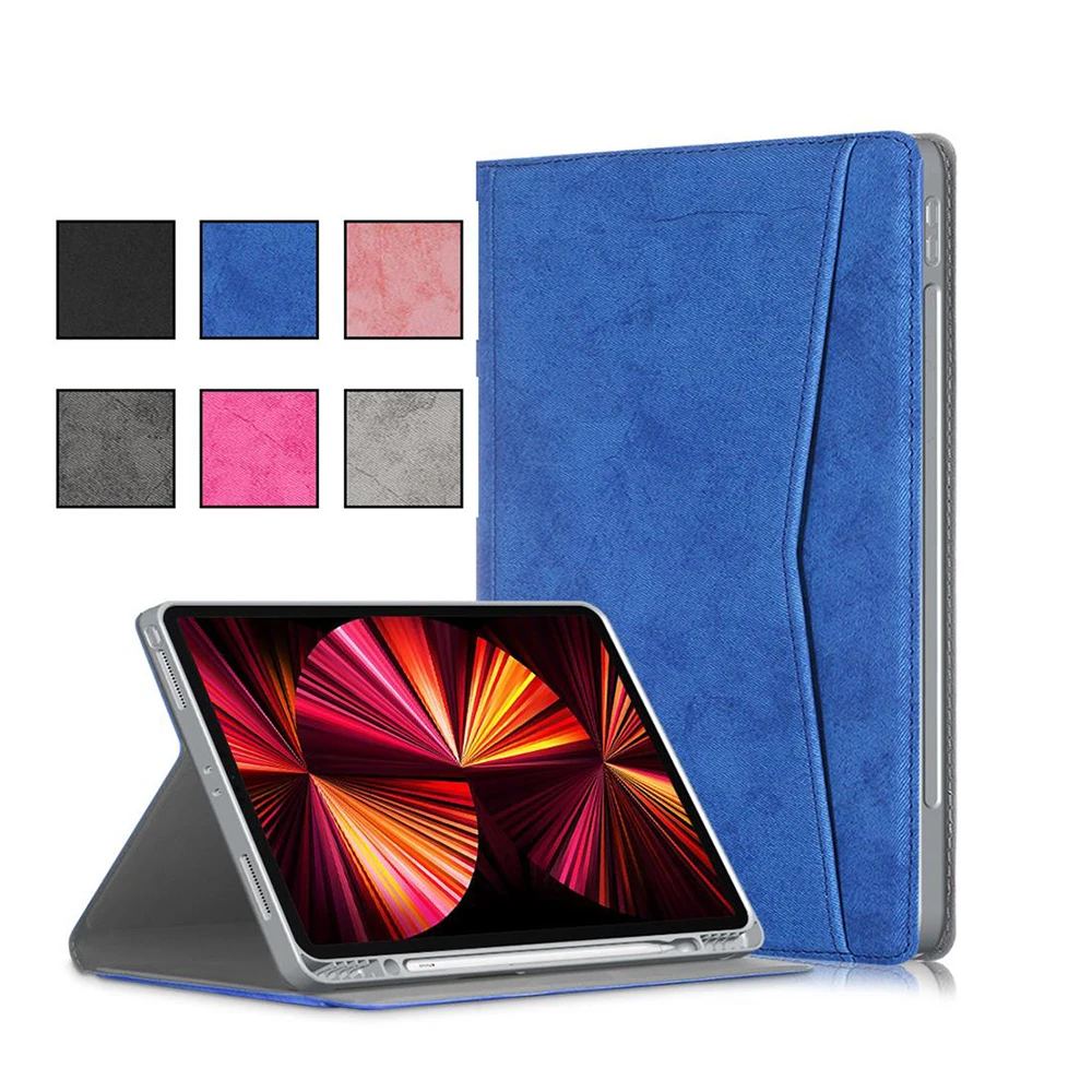 

Business Case for New IPad Pro 11 Auto Wake Sleep Case 11" Cover for Ipad Air4 11inch 2018 2020 2021 Case TPU Funda Cover