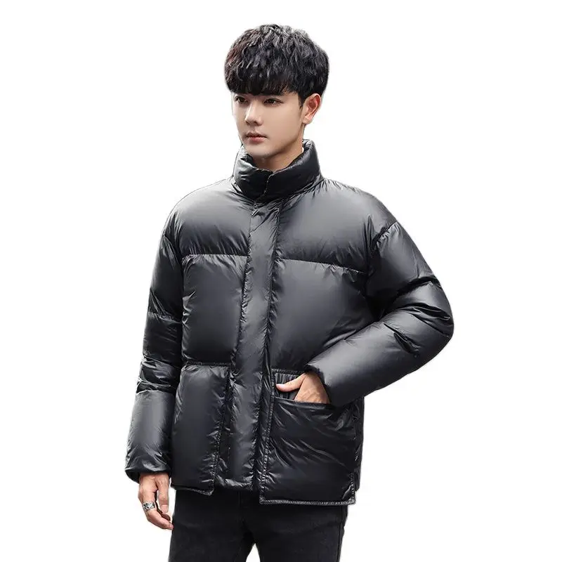 Winter Down Jacket Men'S Short Korean Fashionable And Versatile Stand Collar Young Fashion Handsome 2022 New Thickened Warm Coat