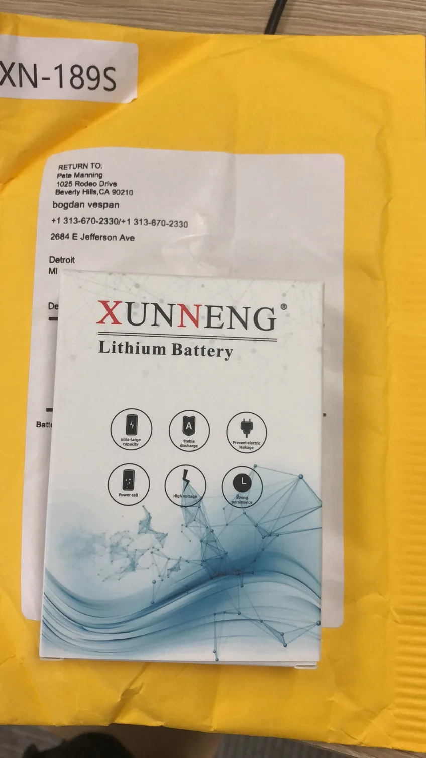 

XunNeng Battery for 2orders