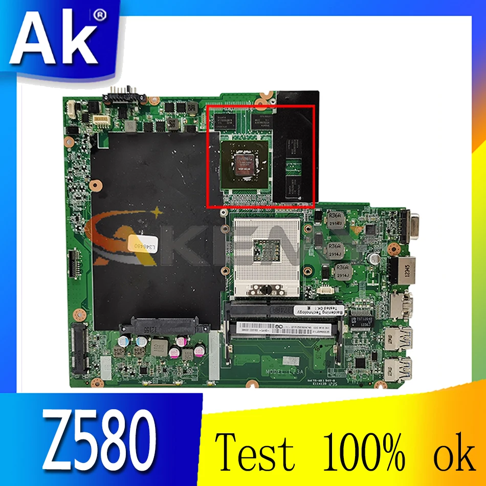 

Akemy оригинальная материнская плата для ноутбука Lenovo Ideapad Z580 DALZ3AMB8E0 GT630M видеокарта Бесплатная доставка