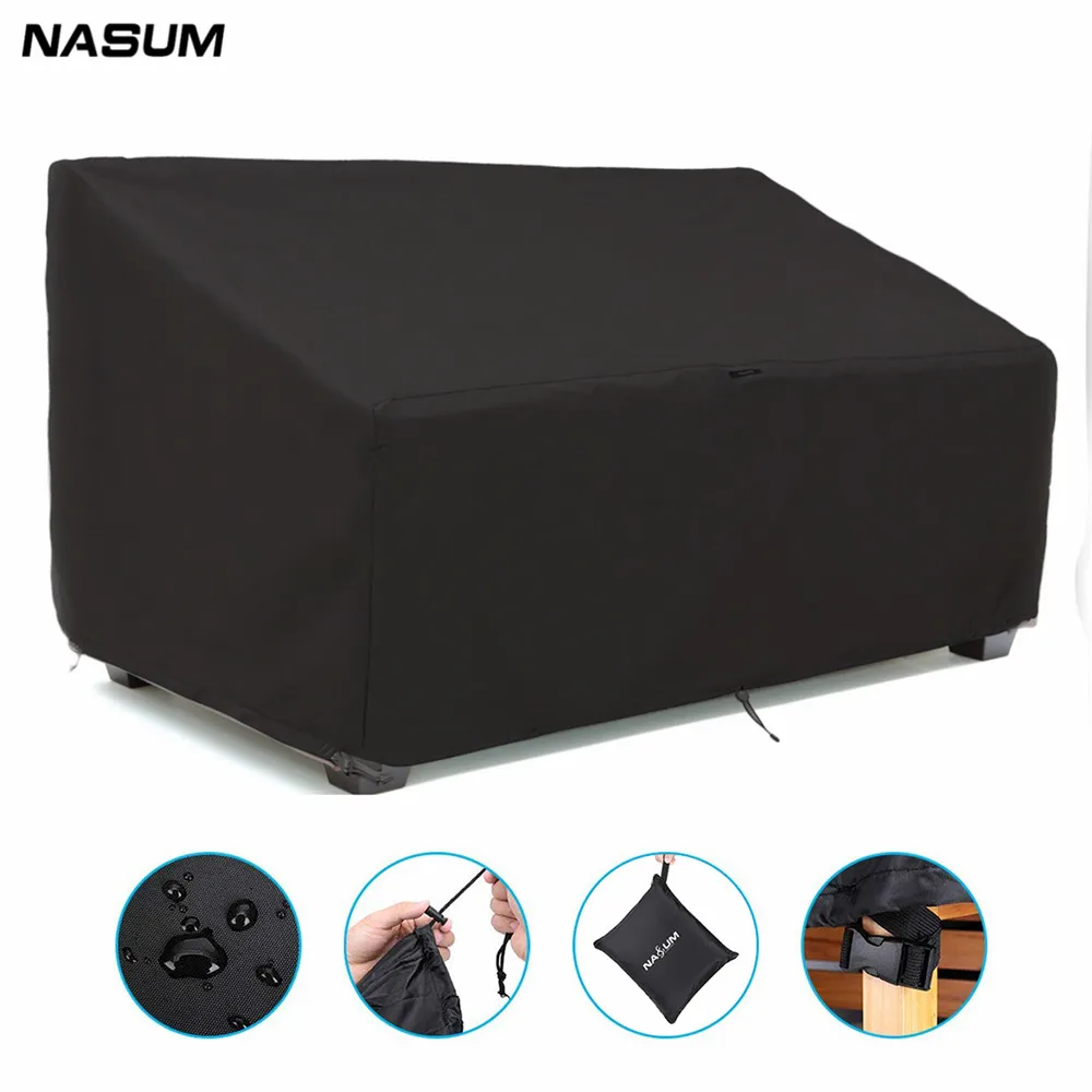 

NASUM Chair Cover With Storage Bag Waterproof and Sunproof Outdoor Indoor Chair Sofa Protective Cover