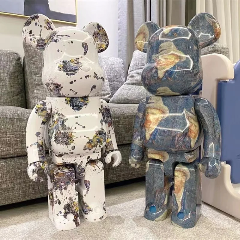 

New Bearbrick 1000% High QualityTrendy Collection Anime Bear brick Block Bear Trend Living Room Shop Model Decoration Toy