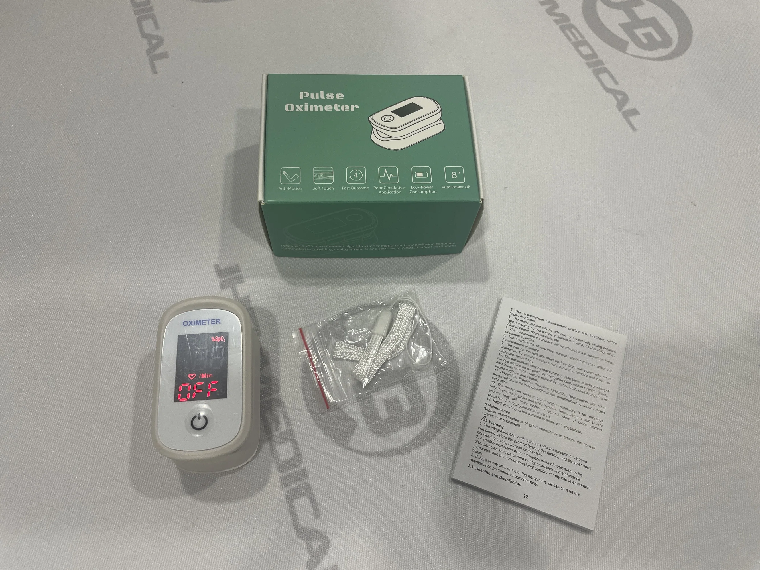 Красный светодиодный дисплей FRO-100 SpO2 PR будильник фотопульсоксиметр на кончик