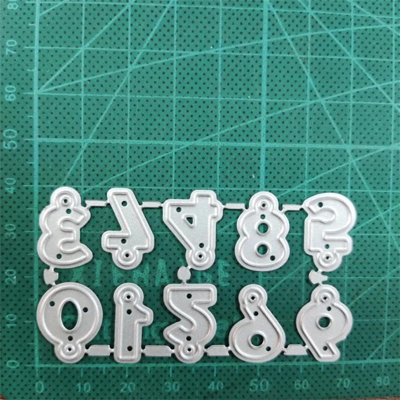 

Arabic Numerals Metal Dies Cutting For Household DIY Scrapbooking Photo Album Decorative Embossing Paper Cards