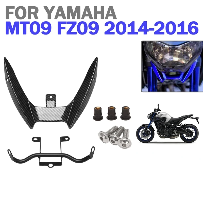 

Front Headlight Support Bracket Upper Fairing Cowling Stay Holder For Yamaha MT09 FZ-09 MT-09 2014-2016