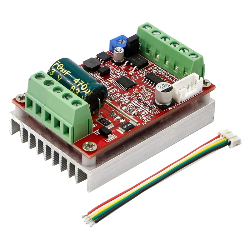 

Регулятор скорости бесщеточного электродвигателя постоянного тока, 400 Вт, 6-60 в, поддержка PLC 0-5 В, аналоговый контроль количества