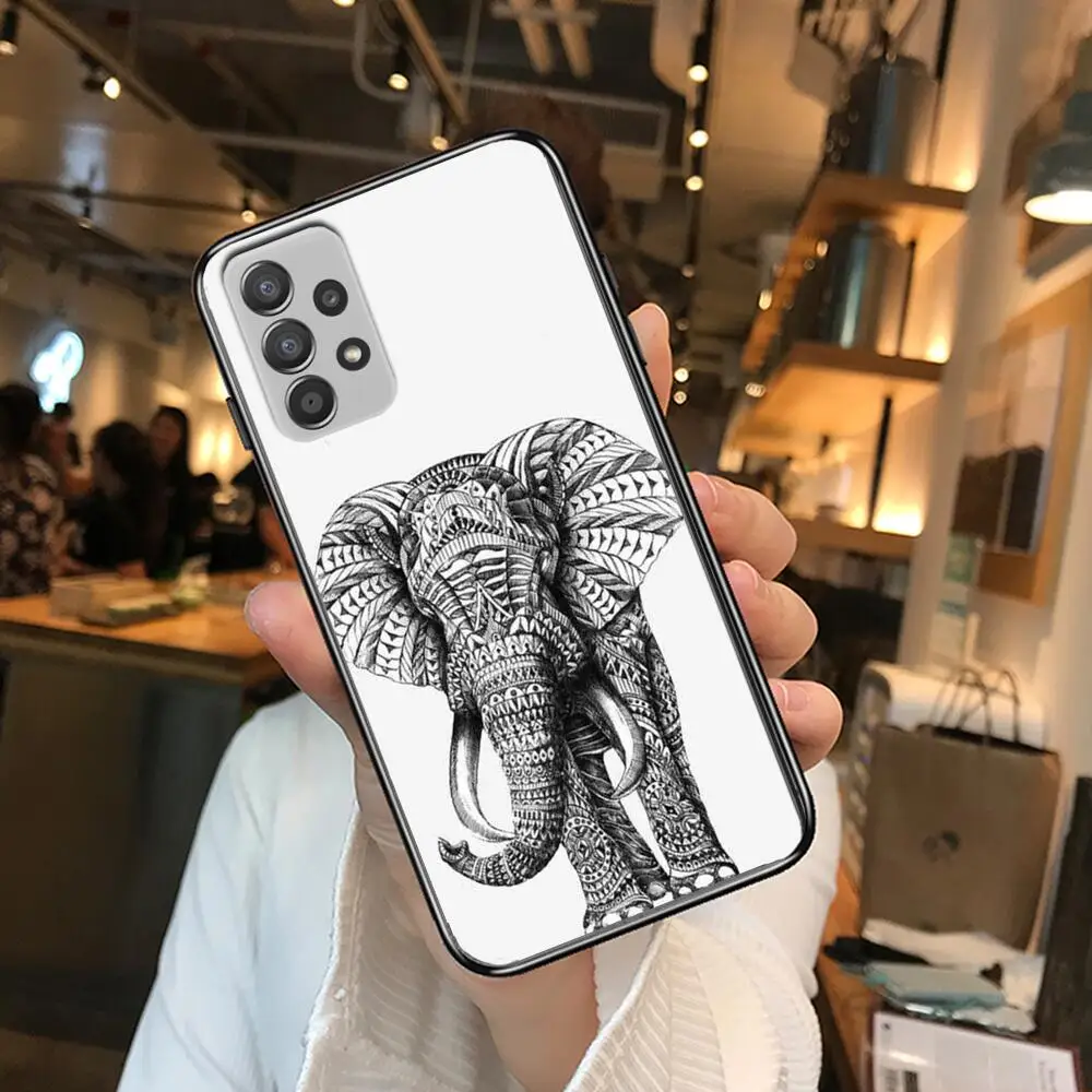 Чехол для телефона с изображением слона Samsung Galaxy A70 A50 A51 A71 A52 A40 A30 A31 A90 A20E 5G a20s |