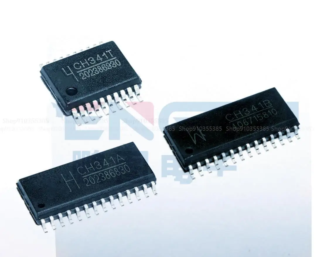 Микросхема интерфейса USB CH341A CH341B CH341T SOP28/20, 10 шт.