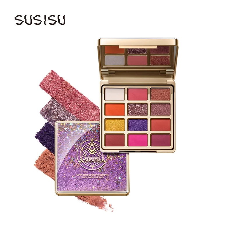 

Cy Fantasy Quicksand Eye Shadow Plate Portable Girl Series Internet Celebrity Nude Makeup Matte Sequins