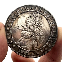 1921 american hobo coin skull goddess commemorative collection coin gift lucky challenge coin