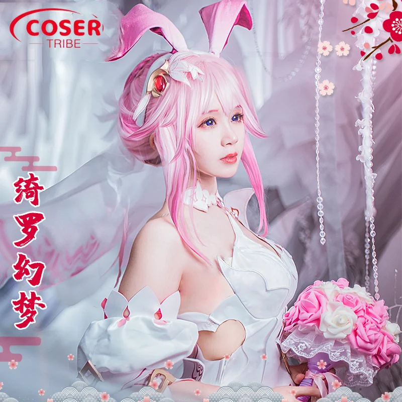 COSER TRIBEAnime Game Honkai Impact 3 Senorita церемониальное платье Хэллоуин Карнавал искусственный