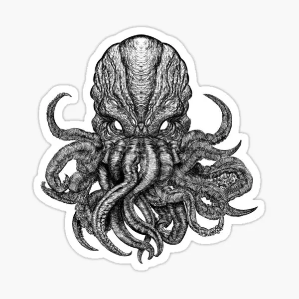 Ктулху Great Old Ones осьминог щупальца монстров ПВХ наклейка для украшения стены