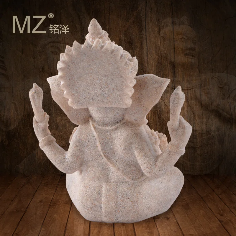 Home Furnishing handicrafts sandstone resin ganesha crafts India The mascot elephants statues home decore | Дом и сад