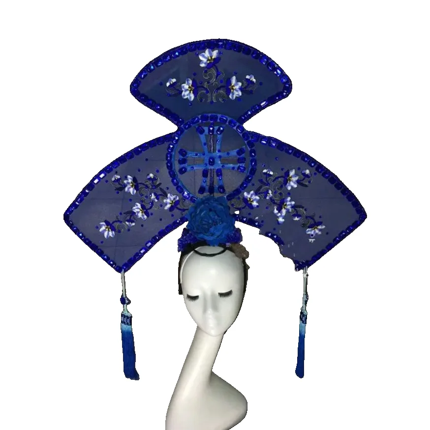 Головной убор для фестиваля танцев карнавала Хэллоуина аксессуары Цветочная