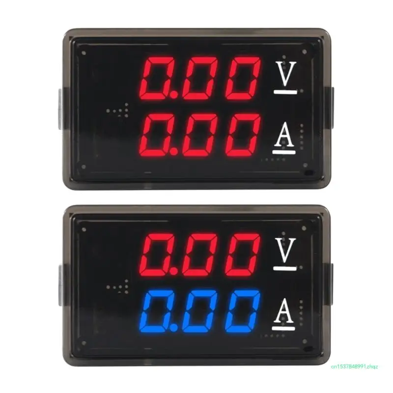 

Current Meter LED Display Voltmeter Ammeter for Car Auto Battery Monitoring DC0-100V 10A Detector Amp Gauge