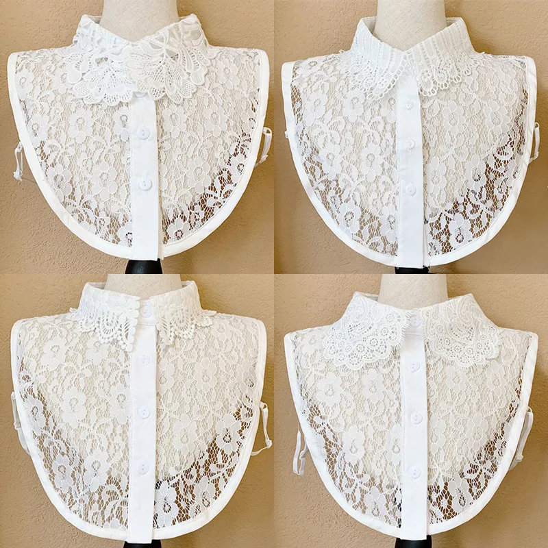 

Ladies Decorative Shirt Lace Fake Collars Buy White Removable Collar Summer Versatile Cloth Collocation Shirts for Women