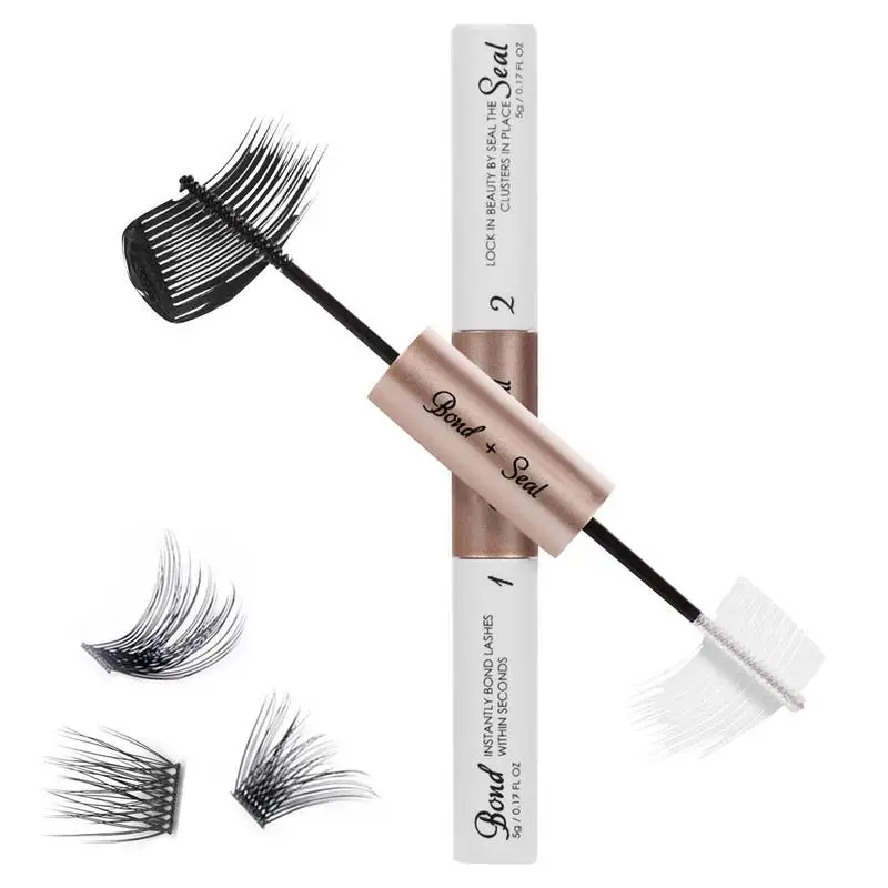 

Eye Lash Bond And Seal Waterproof Cluster Lash Bond & Sealer Quick Dry Eyelash Extension Glue Bond & Seal Beauty Makeup Cosmetic