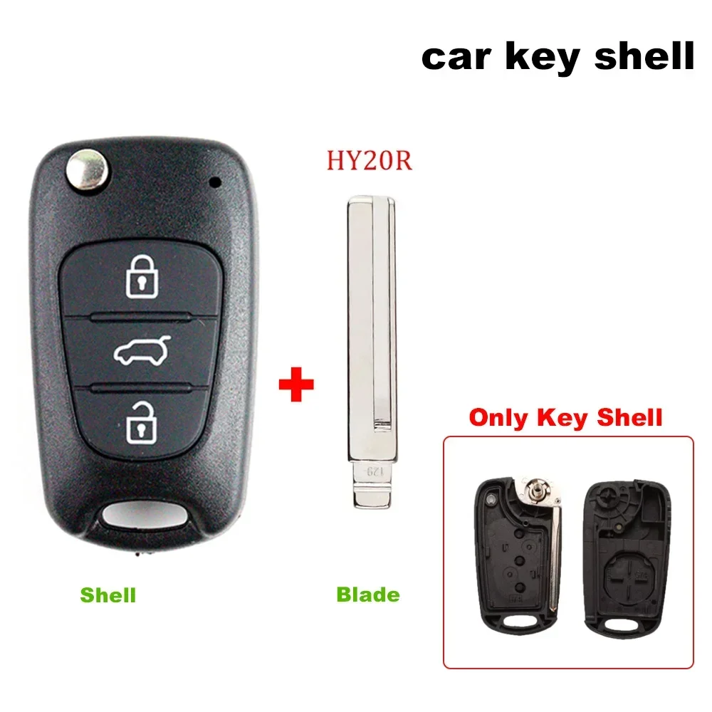 

315 МГц 433 МГц ID46 Чип Flip Remote Автомобильный ключ Пульт дистанционного управления для Hyundai I20 I30 IX35 Avante для Kia K2 K5 Sportage Авто Key Case Shell