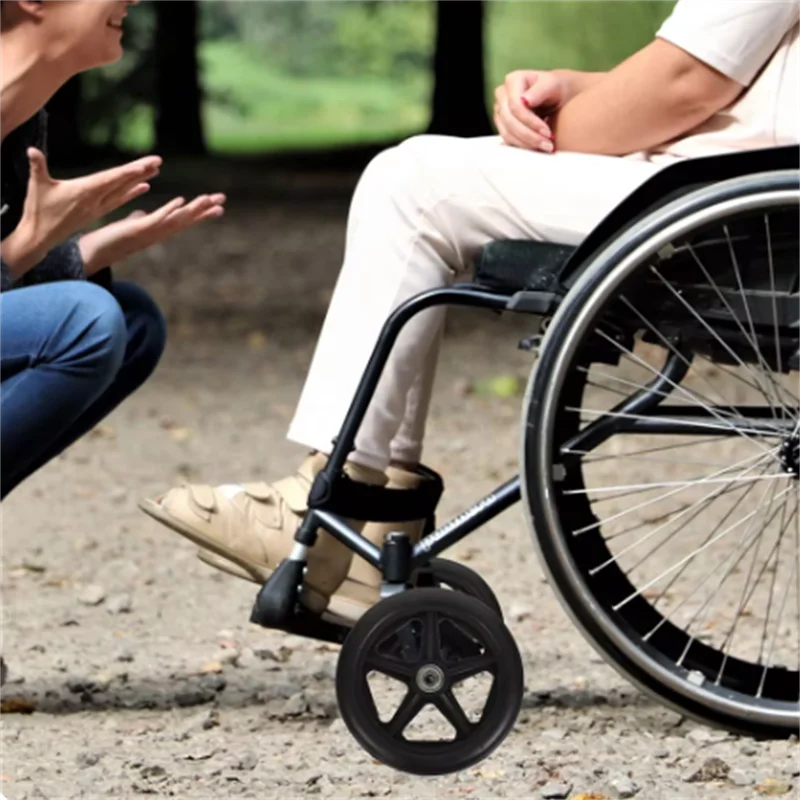 Универсальное сменное переднее колесо для инвалидной коляски 6/8 дюймов прочное