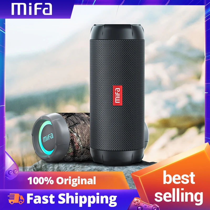 

mifa A90 Bluetooth Speaker 60W Output Power Bluetooth Speaker with Class D Amplifier Excellent Bass Performace camping speaker