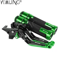zx14r motorcycle cnc brake clutch levers handlebar hand grip ends for kawasaki zx1400 zx 14r 2006 2011 2012 2013 2014 2015 2016