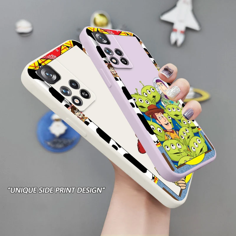 

Liquid Rope Soft Cover Toy Story Disney Cute Luxury Phone Case For Xiaomi Redmi Note 11 11S 11T 10S 10 9S 9T 9 8T 8 Pro Plus 5G
