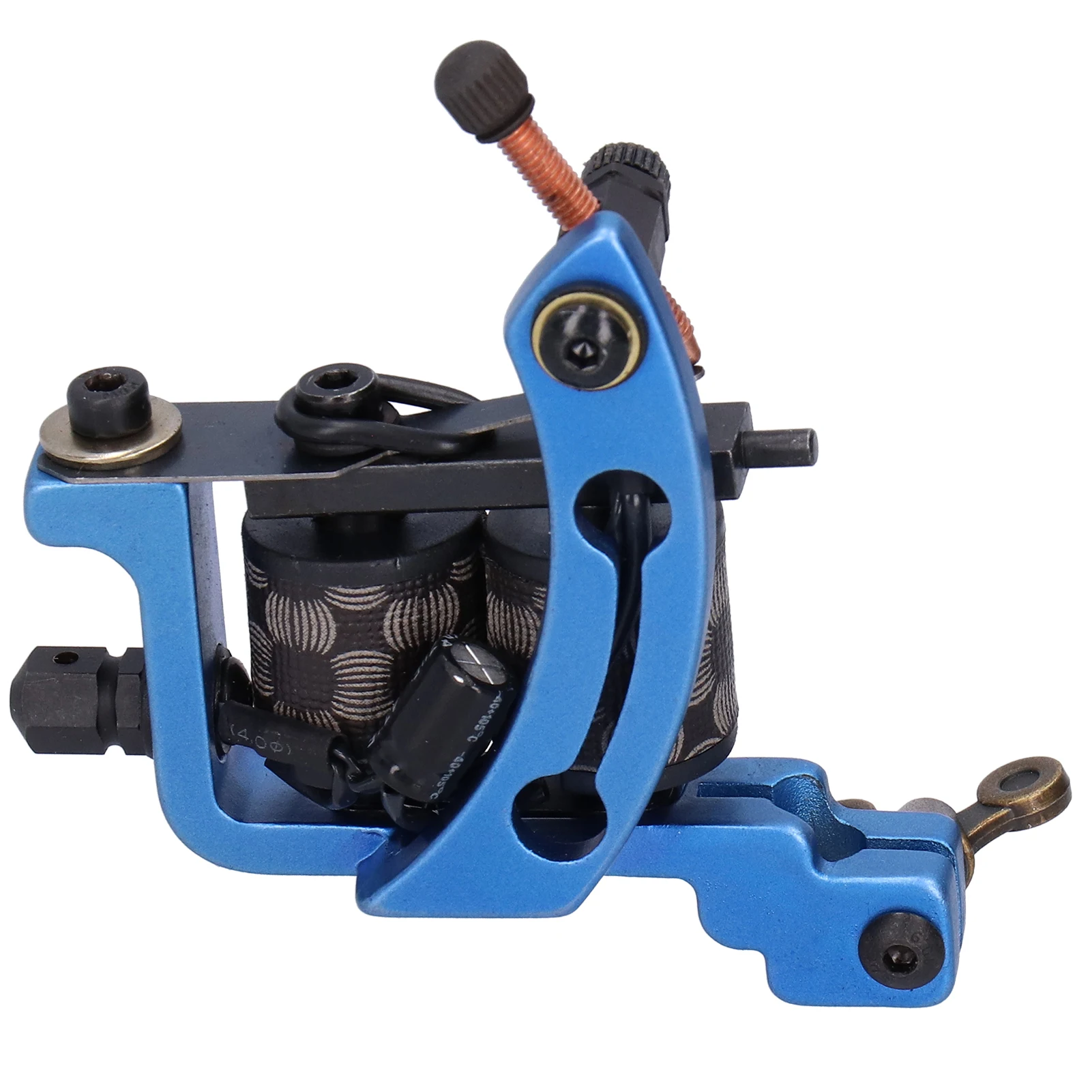 

Professional Alloy Coil Tattoo Machine Portable Casting Tattoo Machine Blue For Liner And Shader