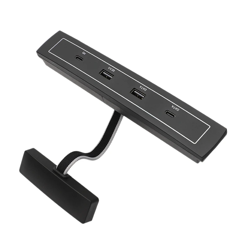 

27W Quick Charger Intelligent Docking Station Center Console USB Shunt Hub for Tesla Model 3 Model Y 2021