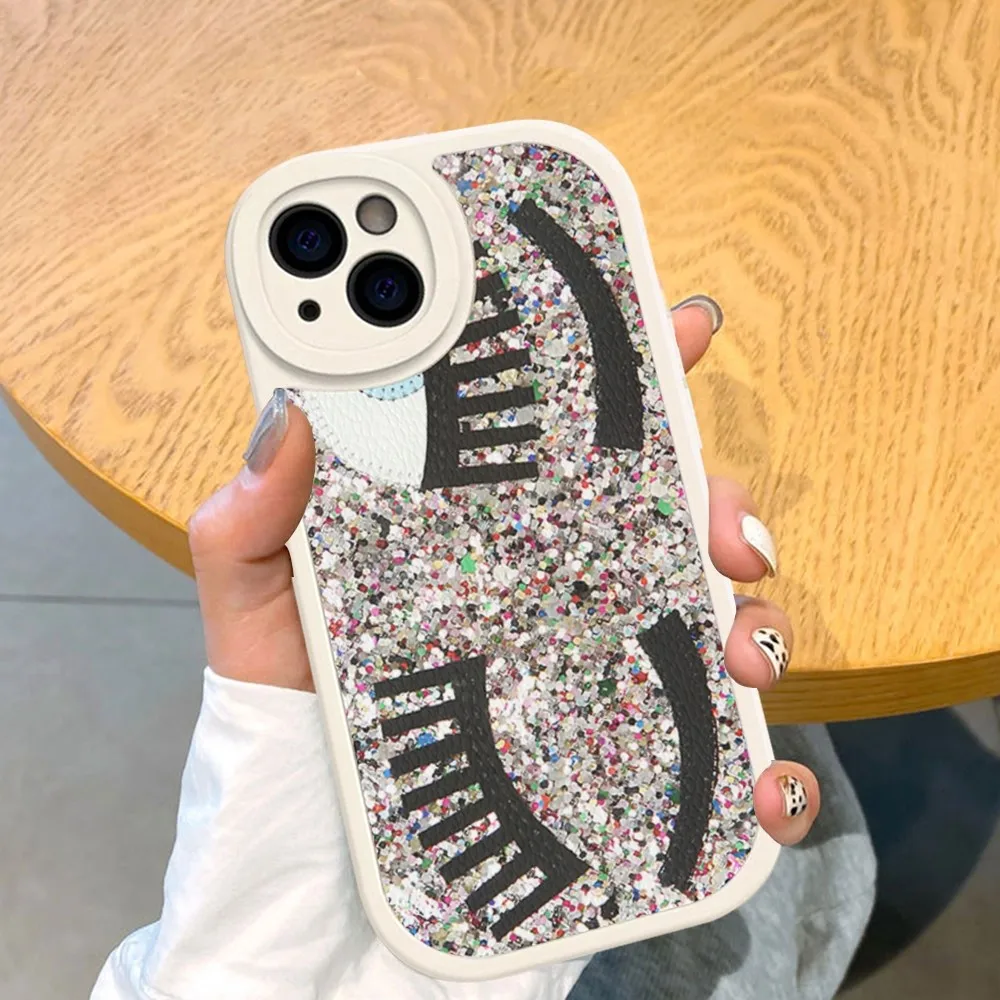 Чехол для телефона Hot Ferragnies Eyes Chiara из жесткой кожи iPhone 16 15 14 13 12 Mini 11 Pro Max Xs X Xr 7 8 Plus